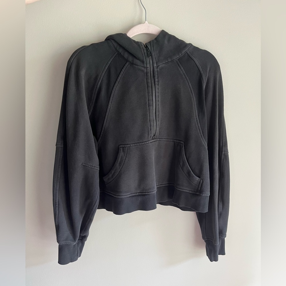 Scuba Oversized Half-Zip Hoodie